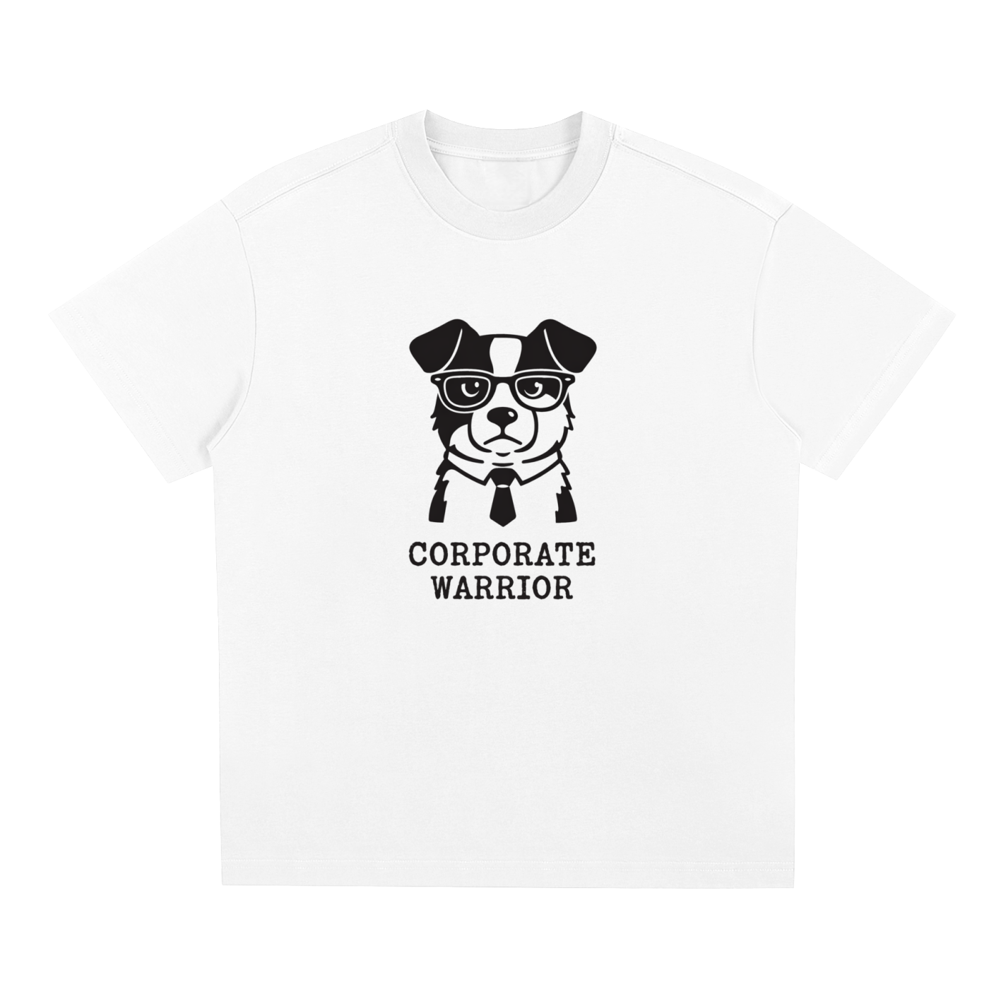 Dog Corporate Warrior Shirt (White)